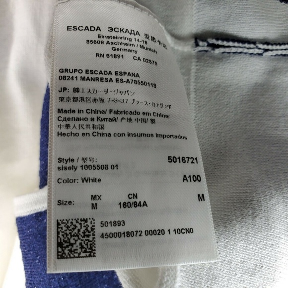 ESCADA Cardigan Striped Lightweight Sweater - Picture 6 of 6